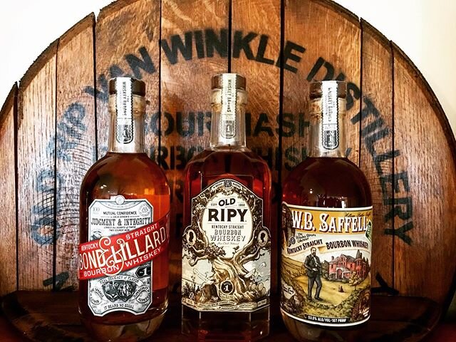May have to crack these tonight for a nice flight...Released by Wild Turkey, in its Whiskey Barons Collection, Bond &amp; Lillard Bourbon, Old Ripy Bourbon &amp; W.B. Saffell rose from the bourbon graveyard.
Distilled near Lawrenceburg, Kentucky, the