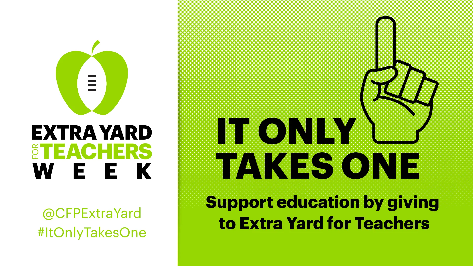 FOOTBALL LEGENDS AND BROADCASTERS  HONOR TEACHERS