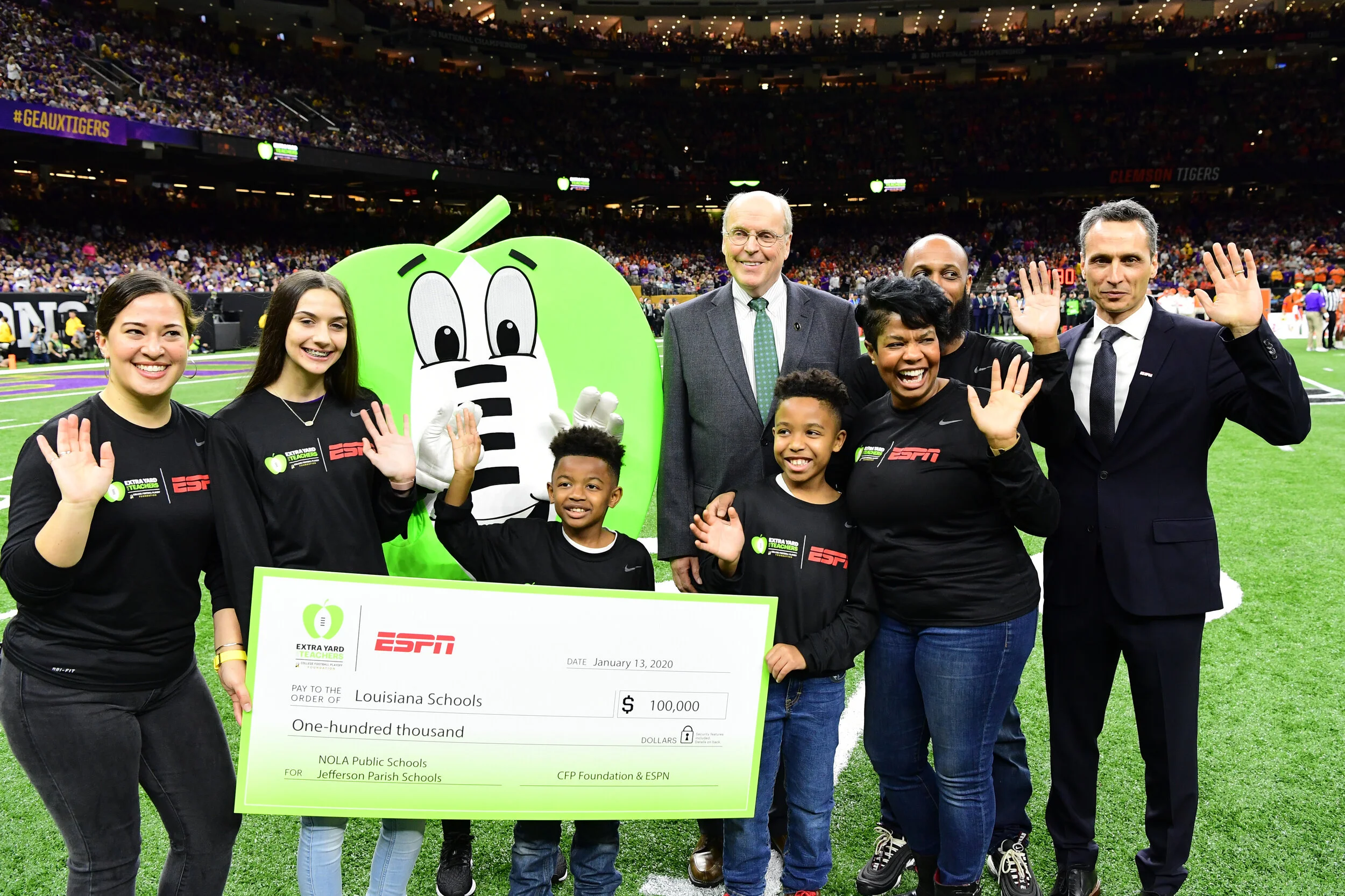 ESPN and the College Football Playoff Foundation Celebrate Five Years of the Extra Yard for Teachers Initiative