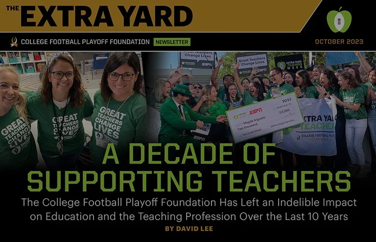 THE EXTRA YARD NEWSLETTER - October 2023 