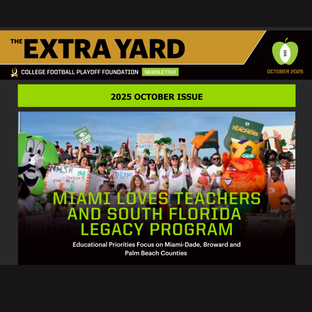 THE EXTRA YARD NEWSLETTER - OCTOBER 2025