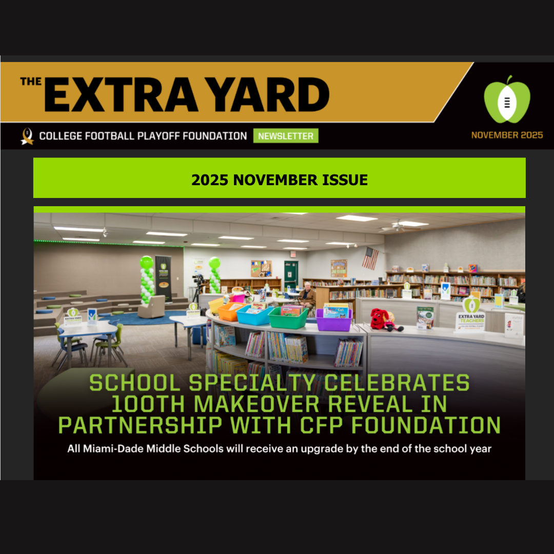 EXTRA YARD NEWSLETTER - NOVEMBER 2025