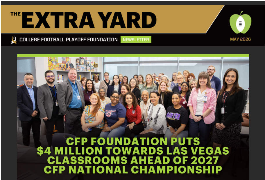 EXTRA YARD NEWSLETTER - MAY 2026