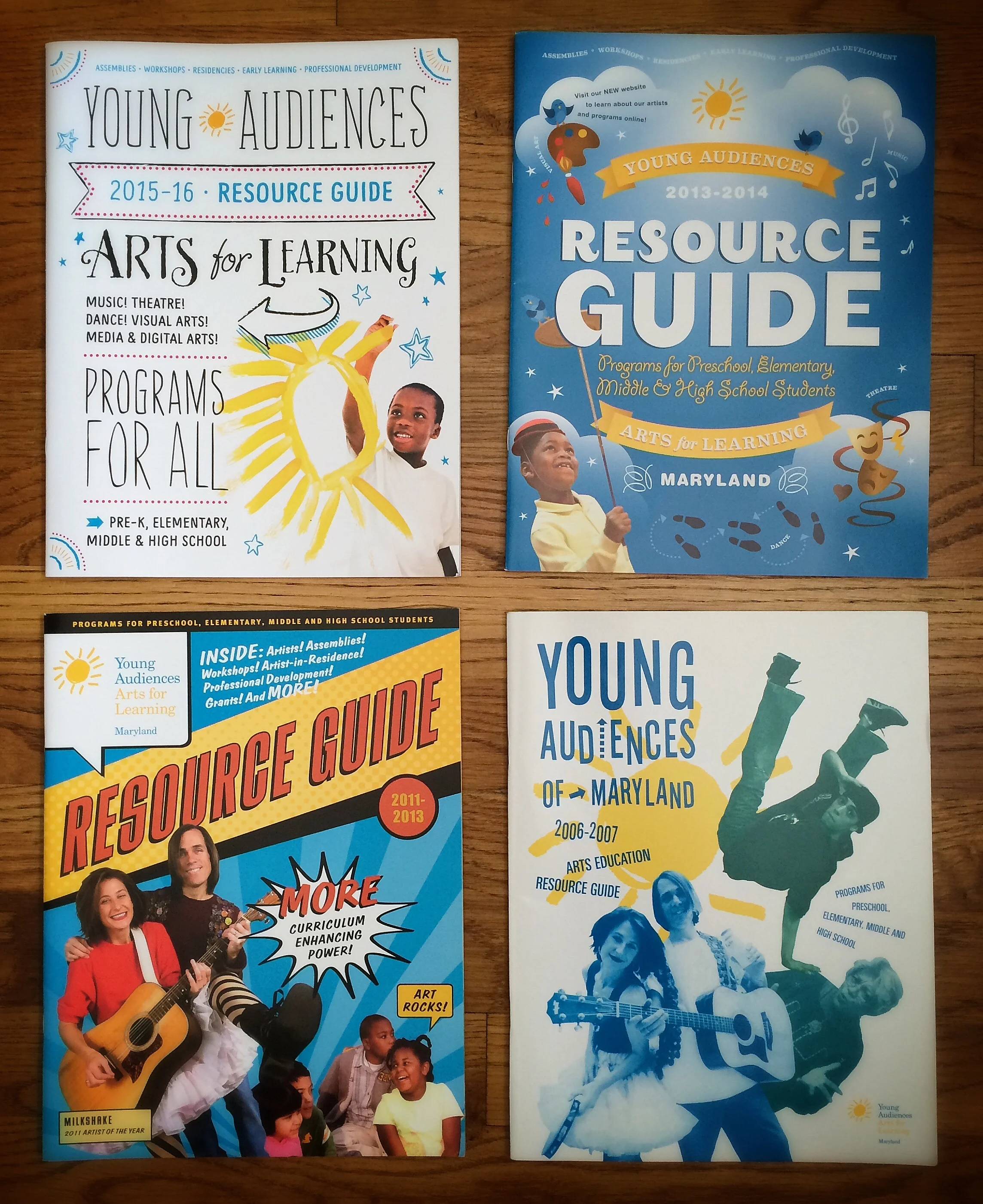 A sample of YA catalogs I've designed over the past 10(!) years. Do you have a favorite? (The newest one is always my favorite, though I really like the old 2-color one. I have mad skills when it comes to working a 2 color design 😉).