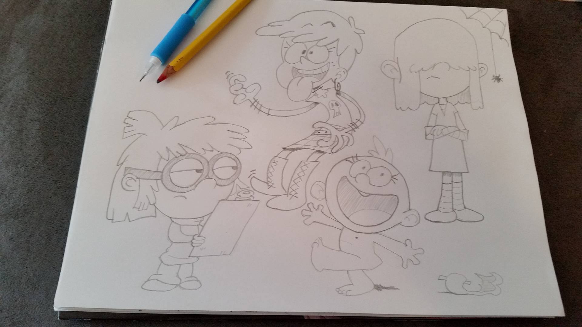 Like the Loud House! Come see what other characters you can color for awesome prizes! (See what we did there?)