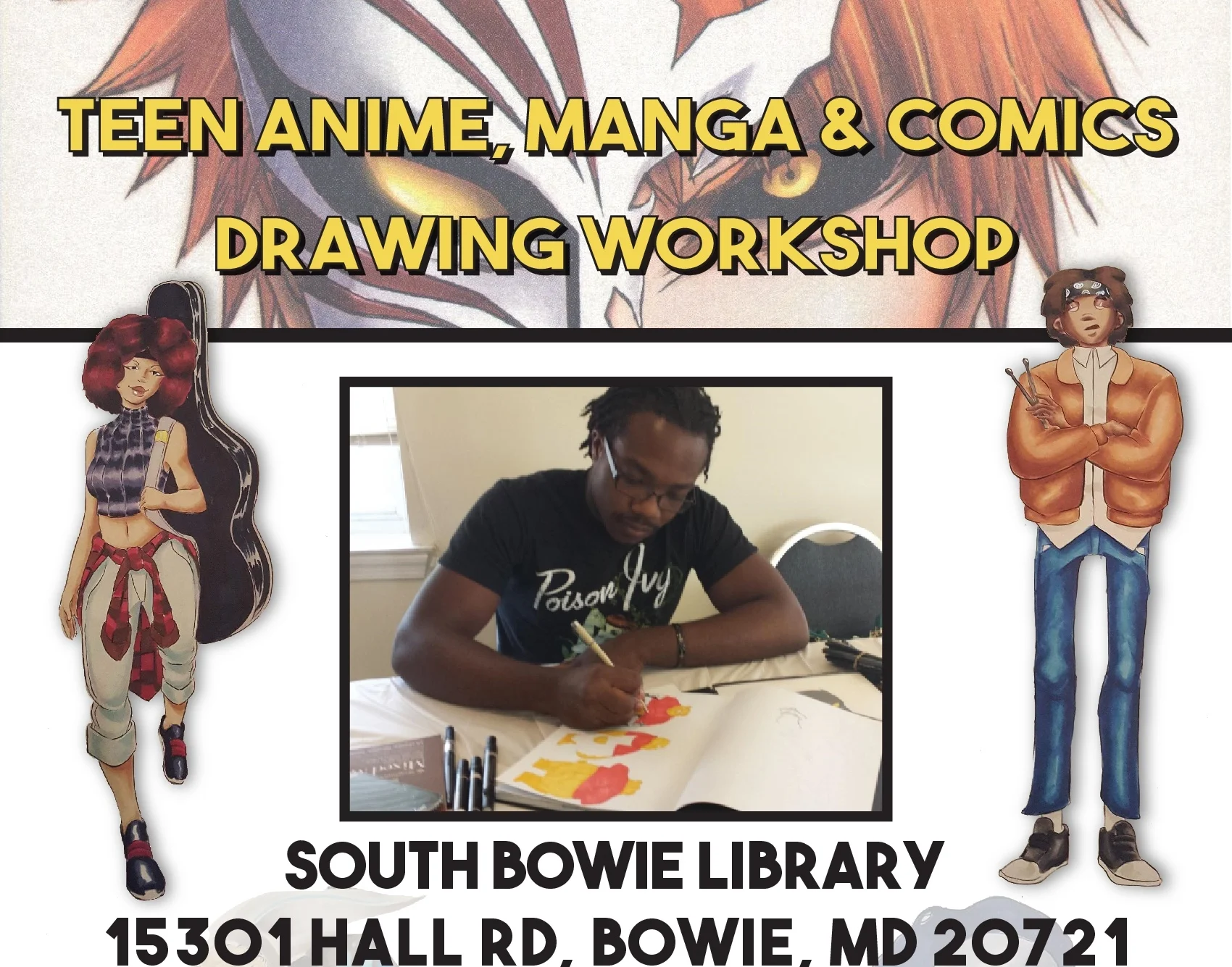 Teen Anime, Manga & Comics Drawing Workshop