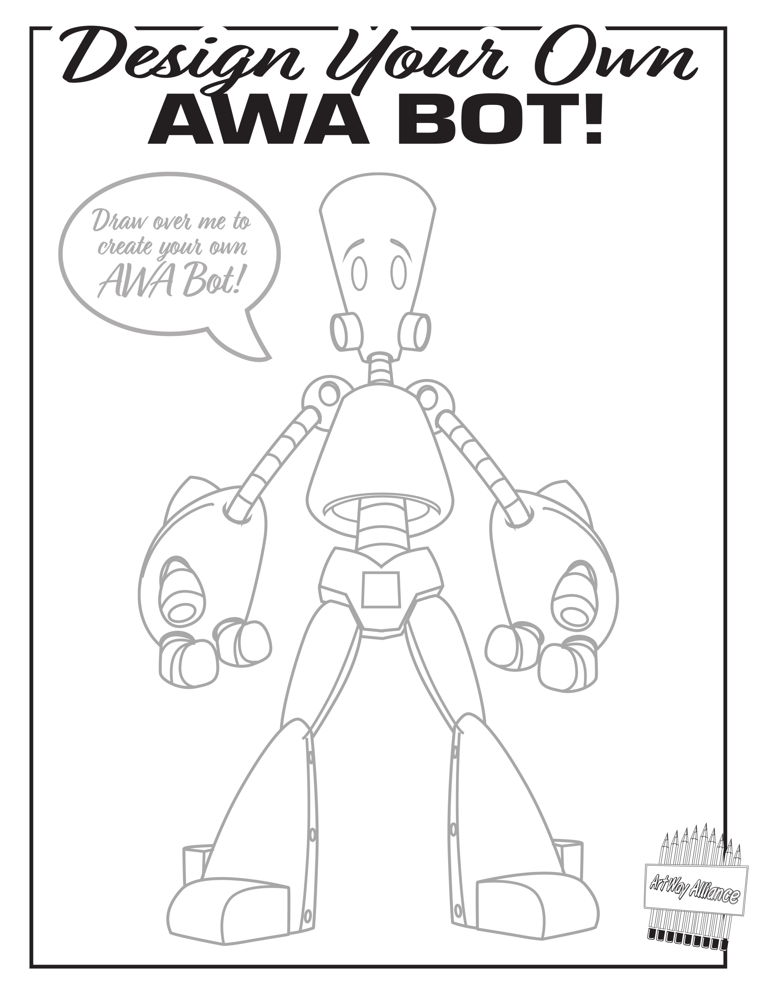Draw Your Own AWA Robot! 