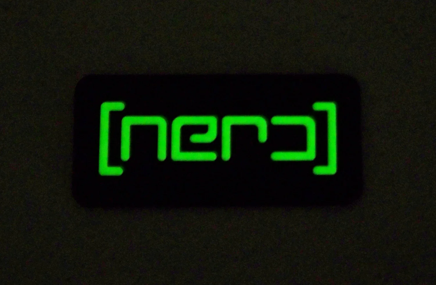 [NERD] PVC Glow In The Dark Patch
