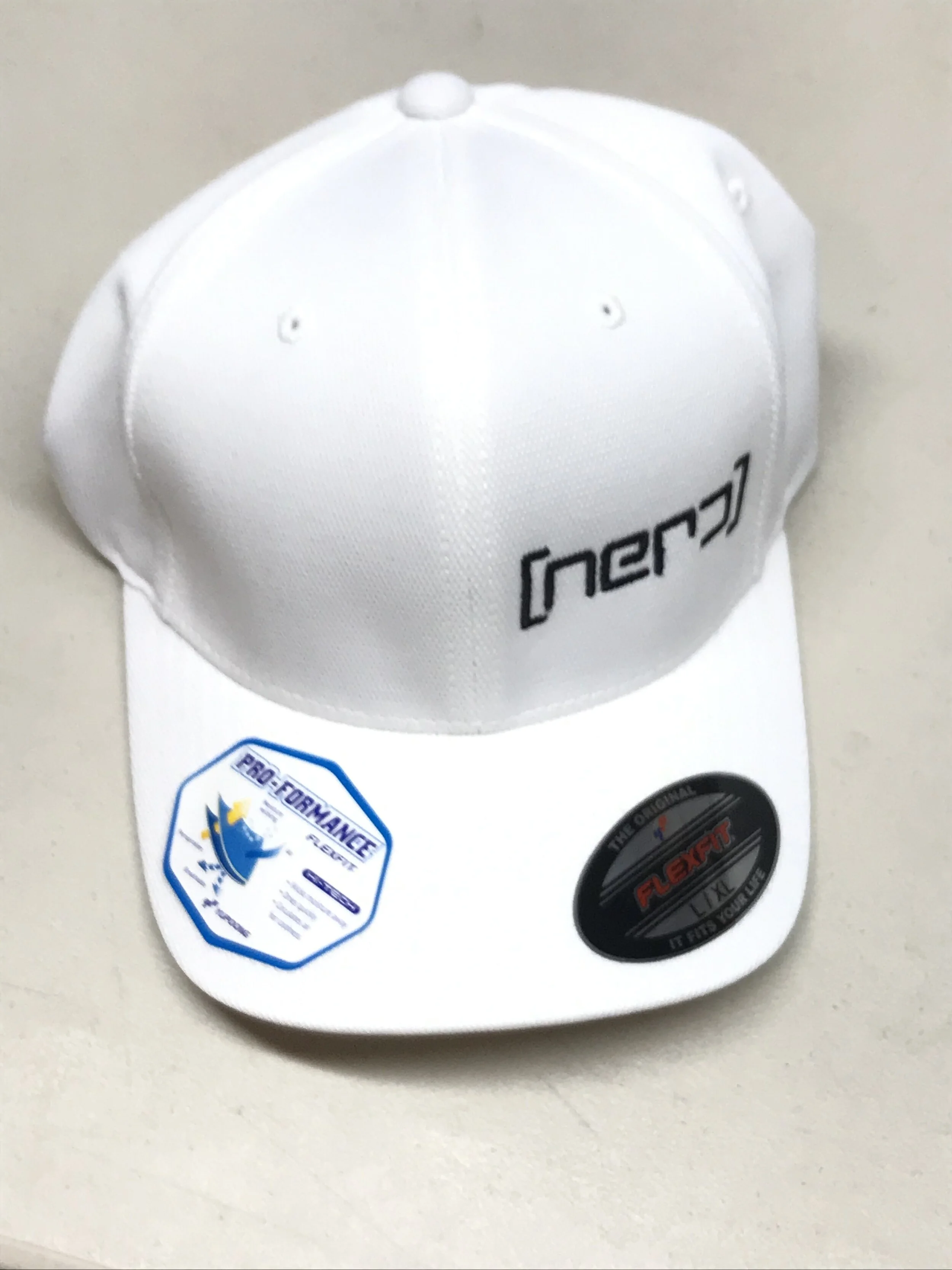 [NERD] FlexFit Hat- Miami White Color