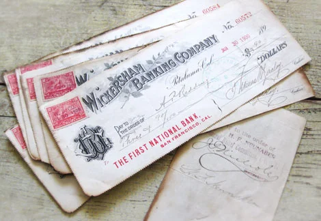 The Antiquity of Checks
