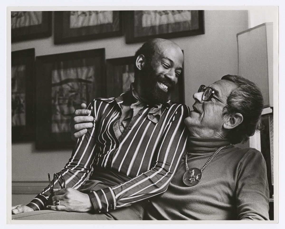Kay Tobin Lahusen, Jamen Butler (left) and Tom Malim, 1971. Courtesy of New York Public Library, Manuscripts and Archives Division.