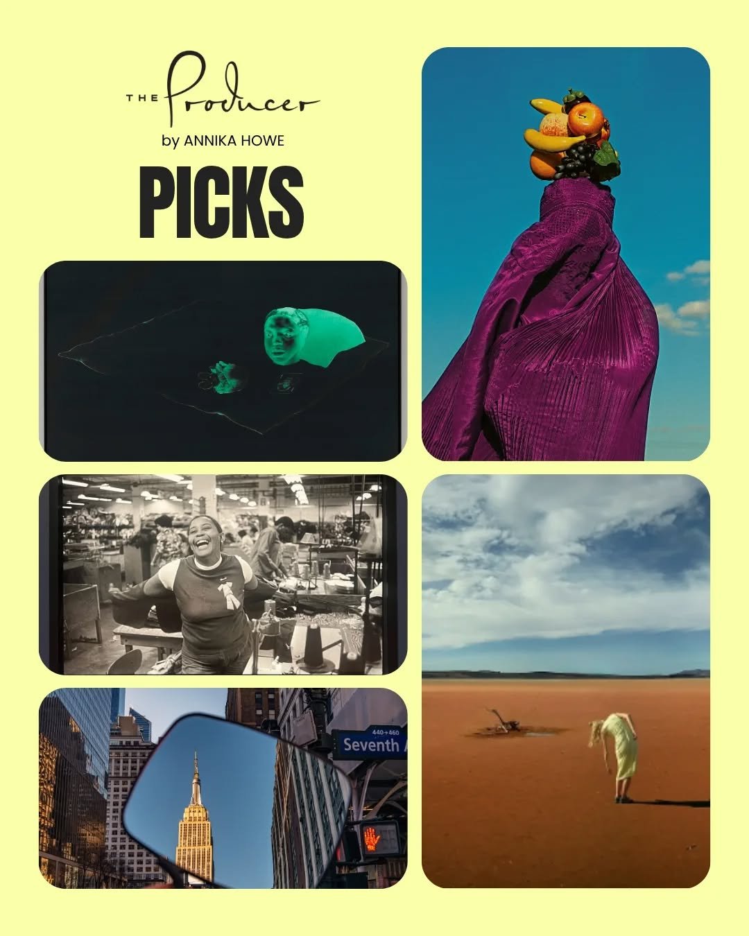 The Producer's picks for this week's news relevant to the photography, art, design and production industries

To learn more visit our highlights 😉
.
.
.
.
#Photography
#Art
#ContemporaryArt
#PhotoOfTheDay
#ArtOfVisuals