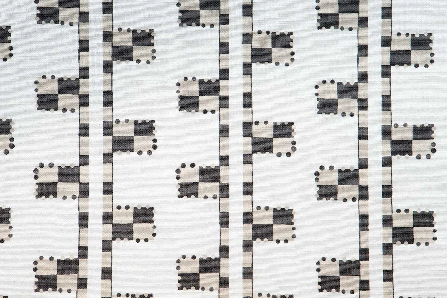 Abbot Atlas karpathos ladder stone fabric linen printed