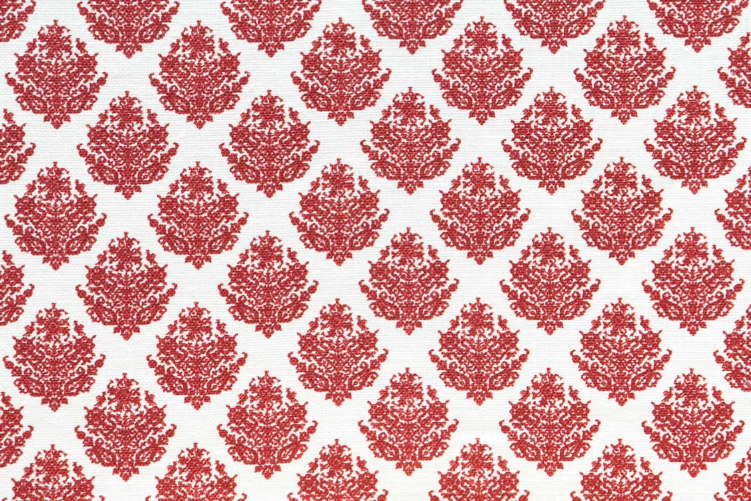 Abbot Atlas dixos red fabric linen printed