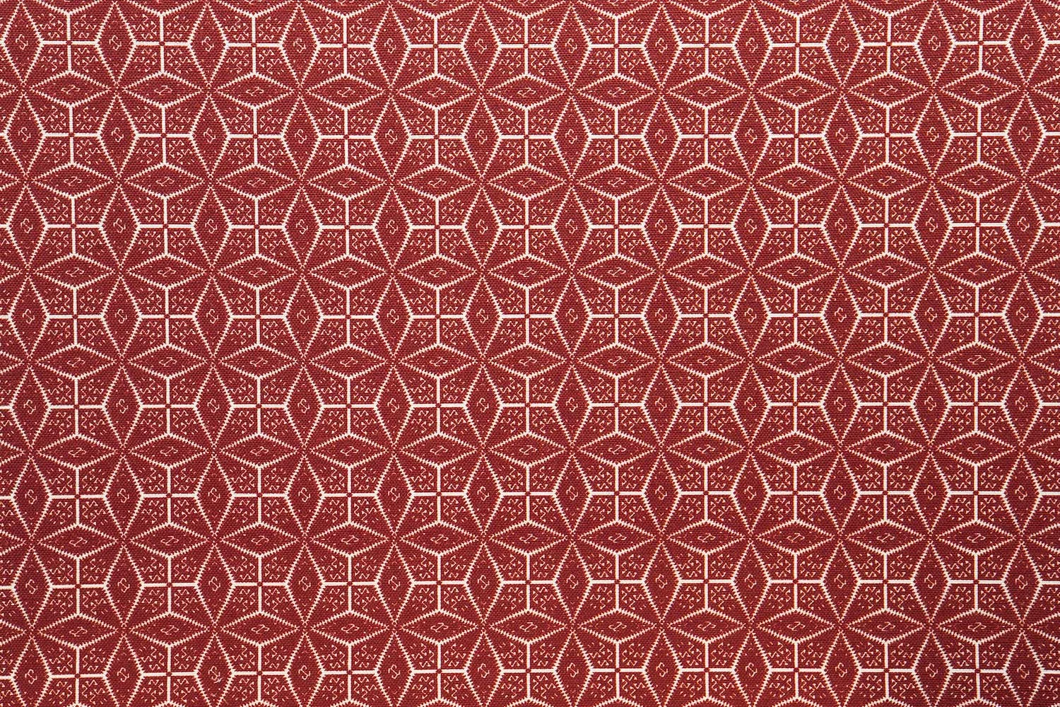 Abbot Atlas naxos red fabric linen printed