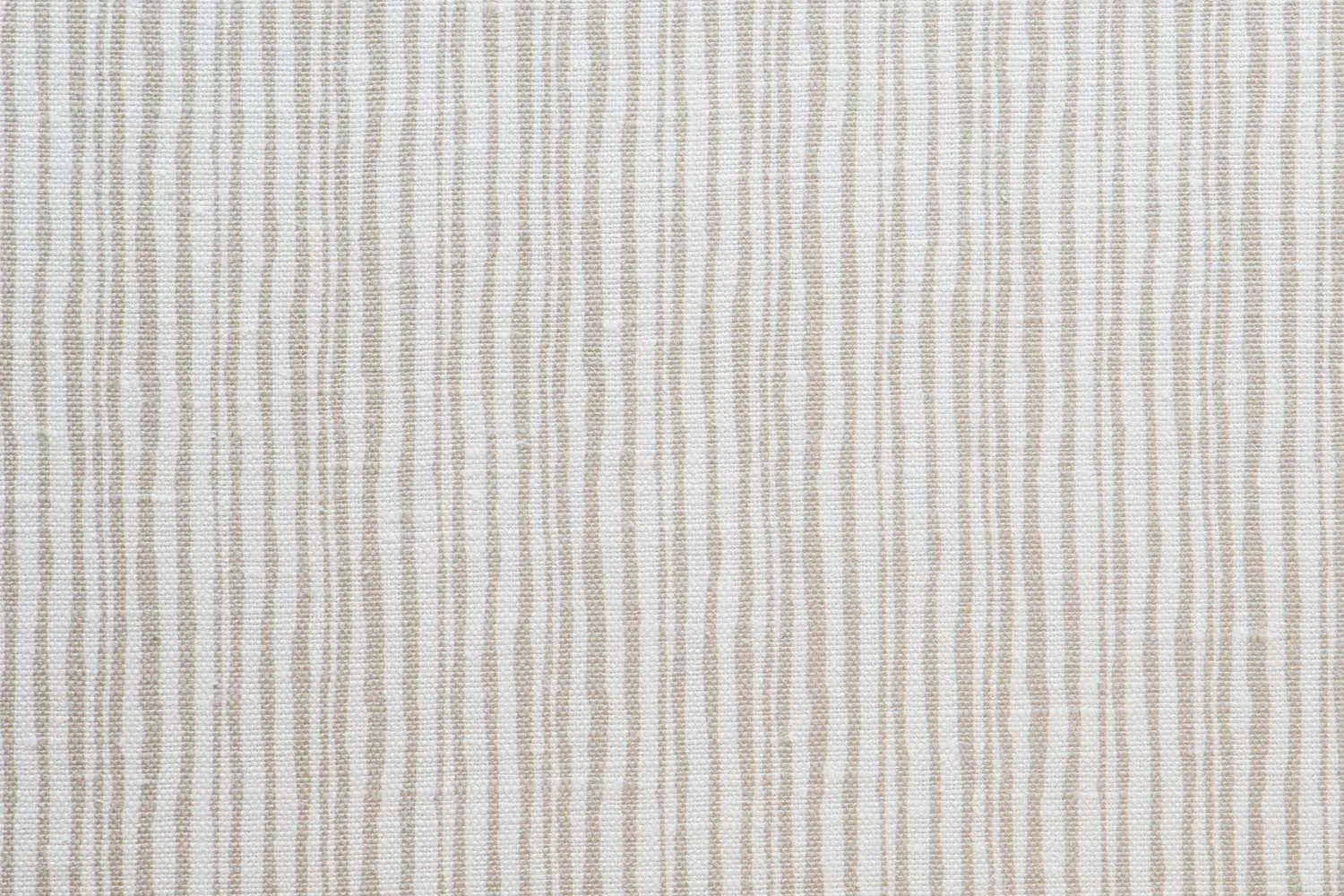 Abbot Atlas brush stripe sand fabric linen printed