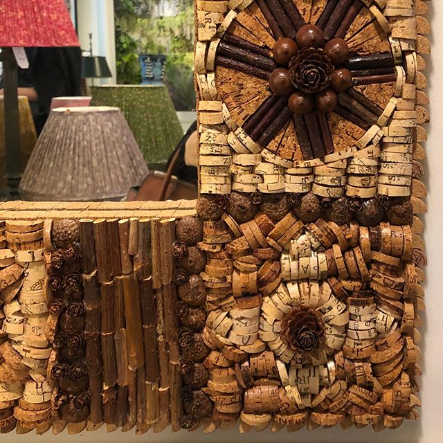 Fell pretty hard for this gorgeous cork work at @krbnyc this weekend 🍂 #details