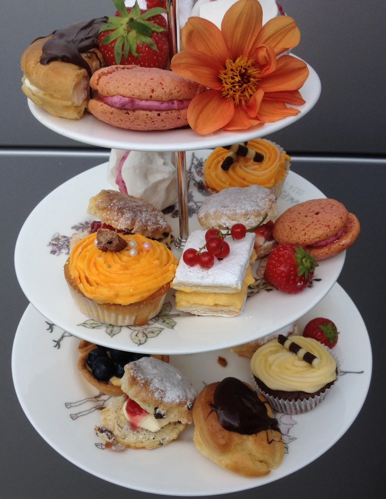 Afternoon tea with handmade cakes