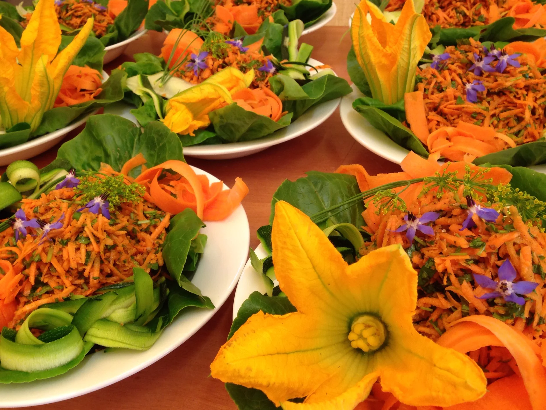 Courgette flower