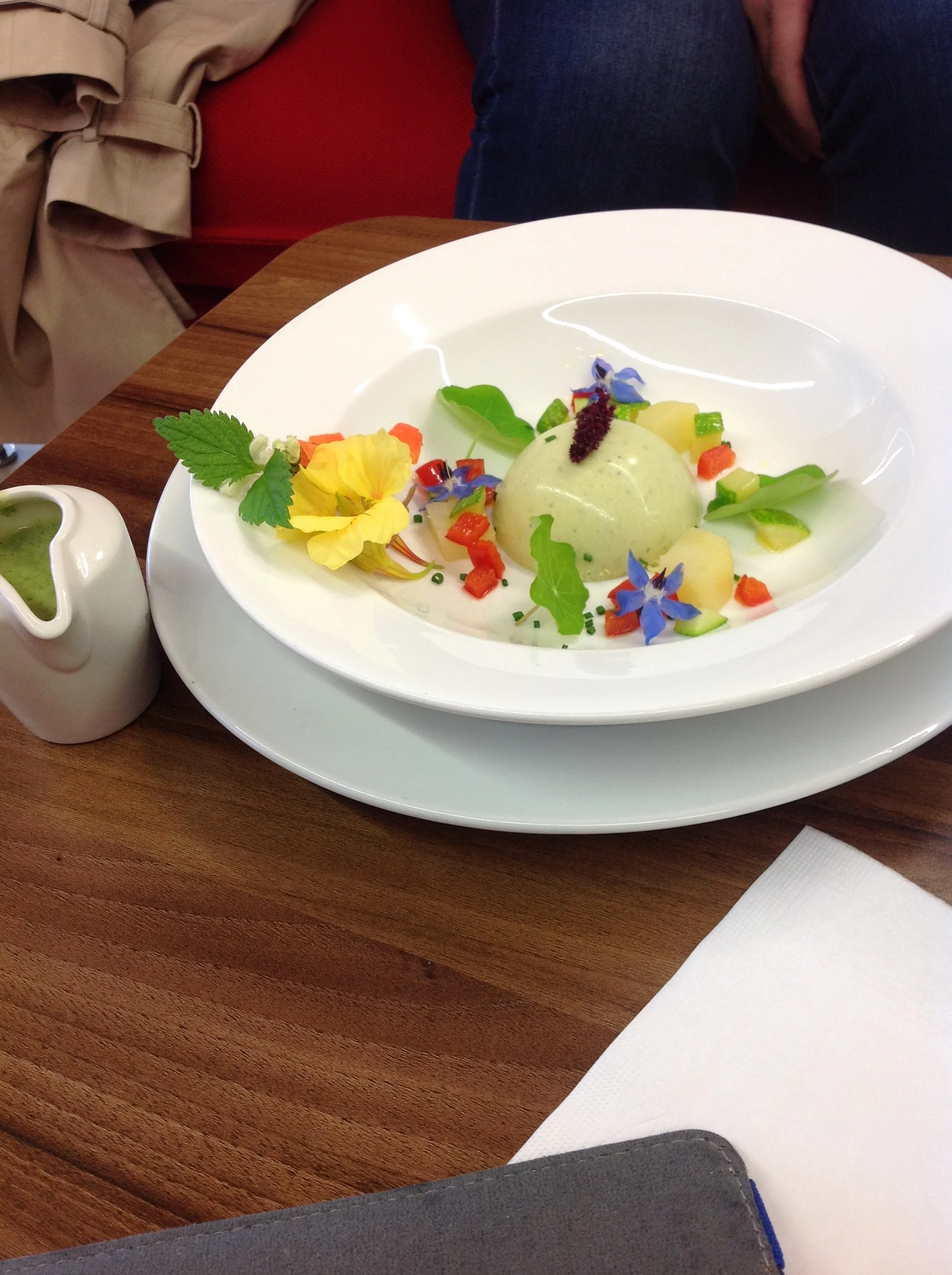 Fine dining starter
