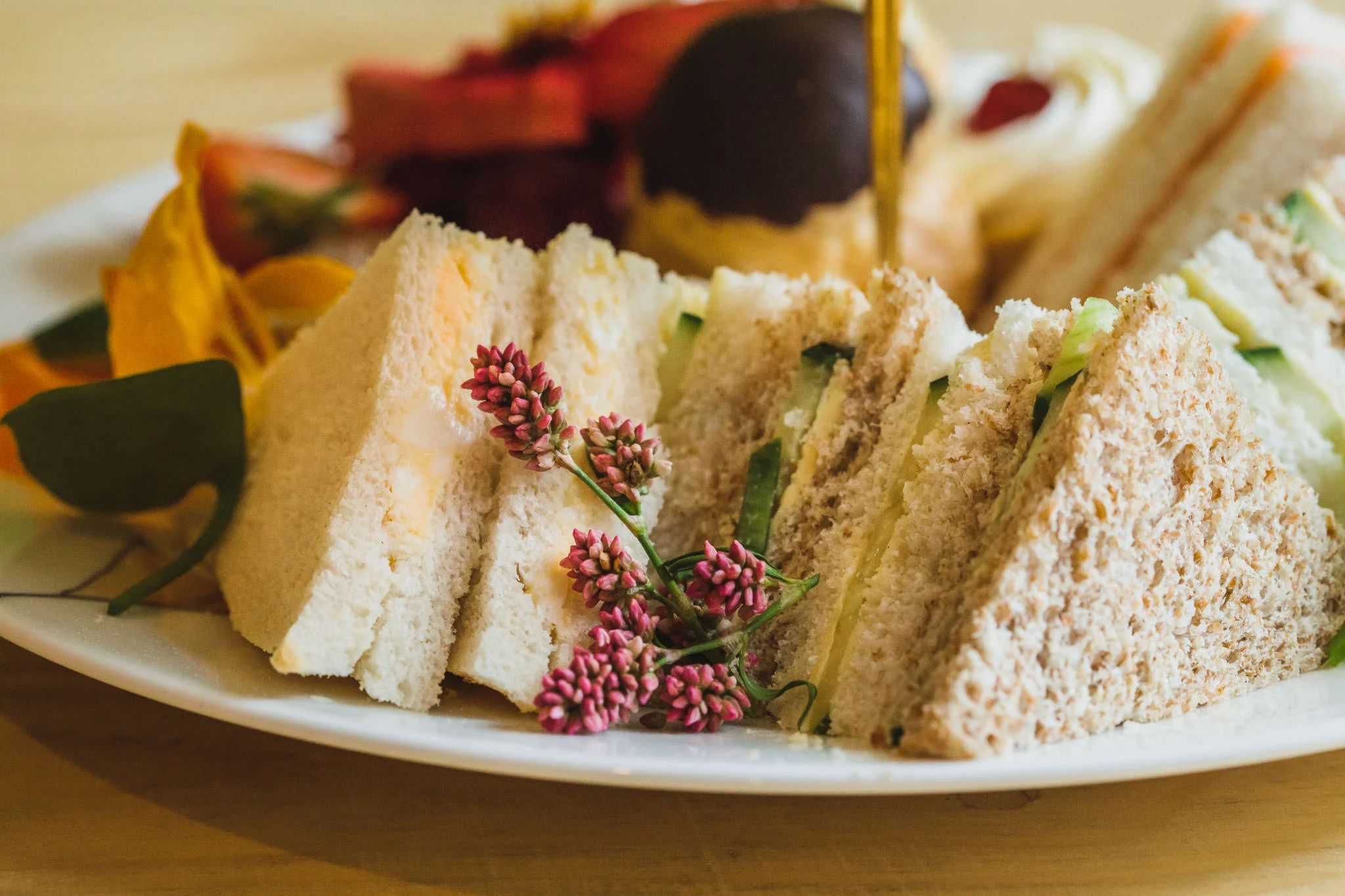 Freshly made sandwiches
