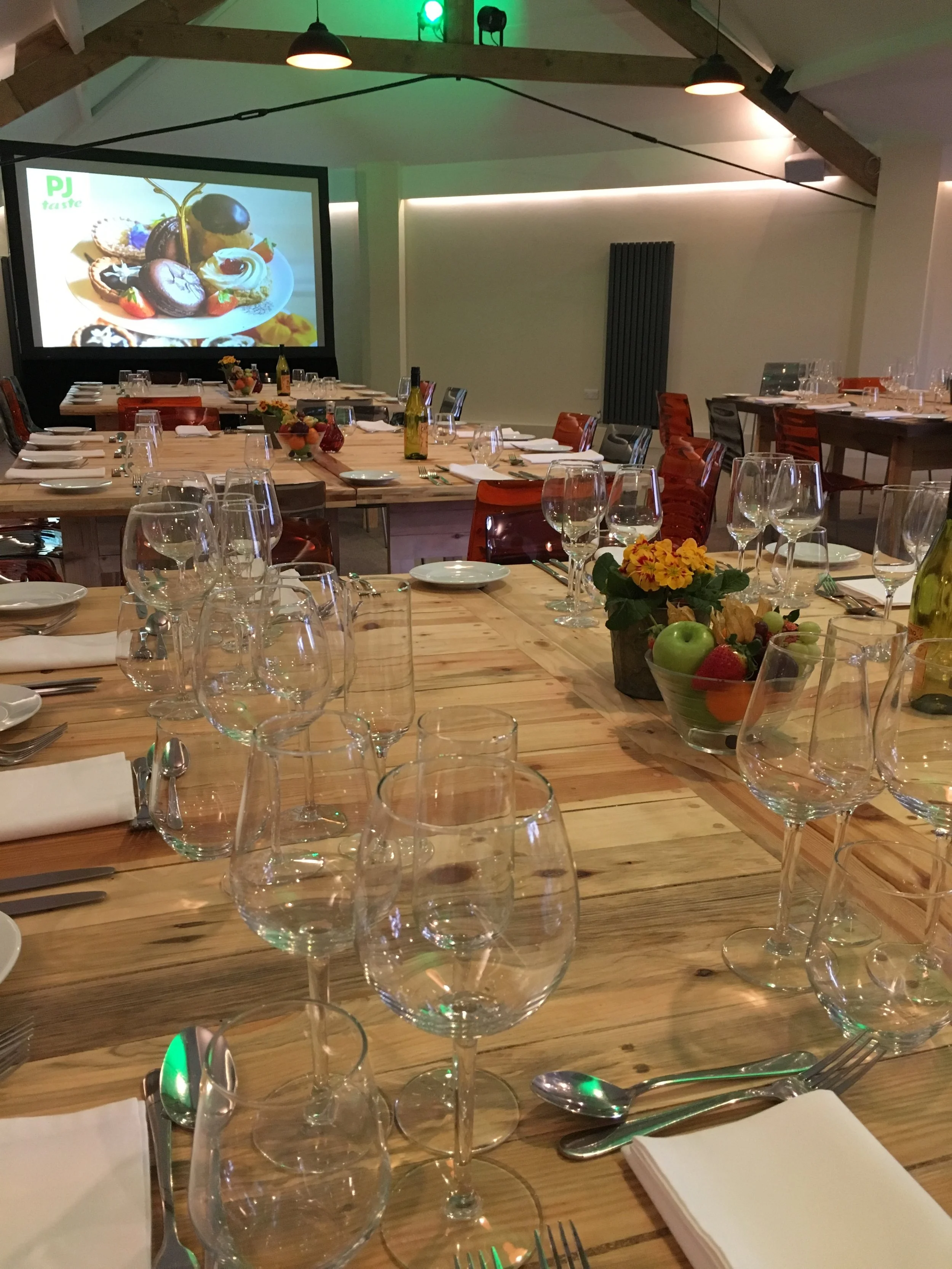 Day delegate packages for Upstairs@PJtaste our Sheffield meeting and conference venue