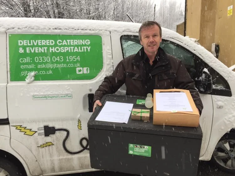 John with our electric van