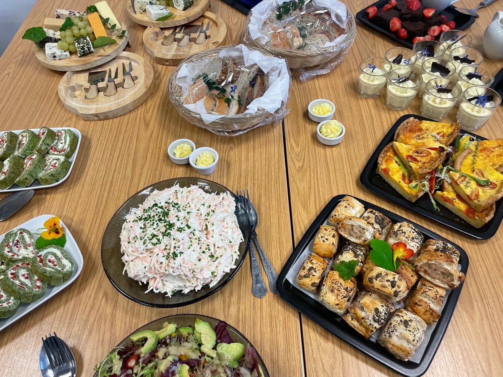 Buffet for a corporate event