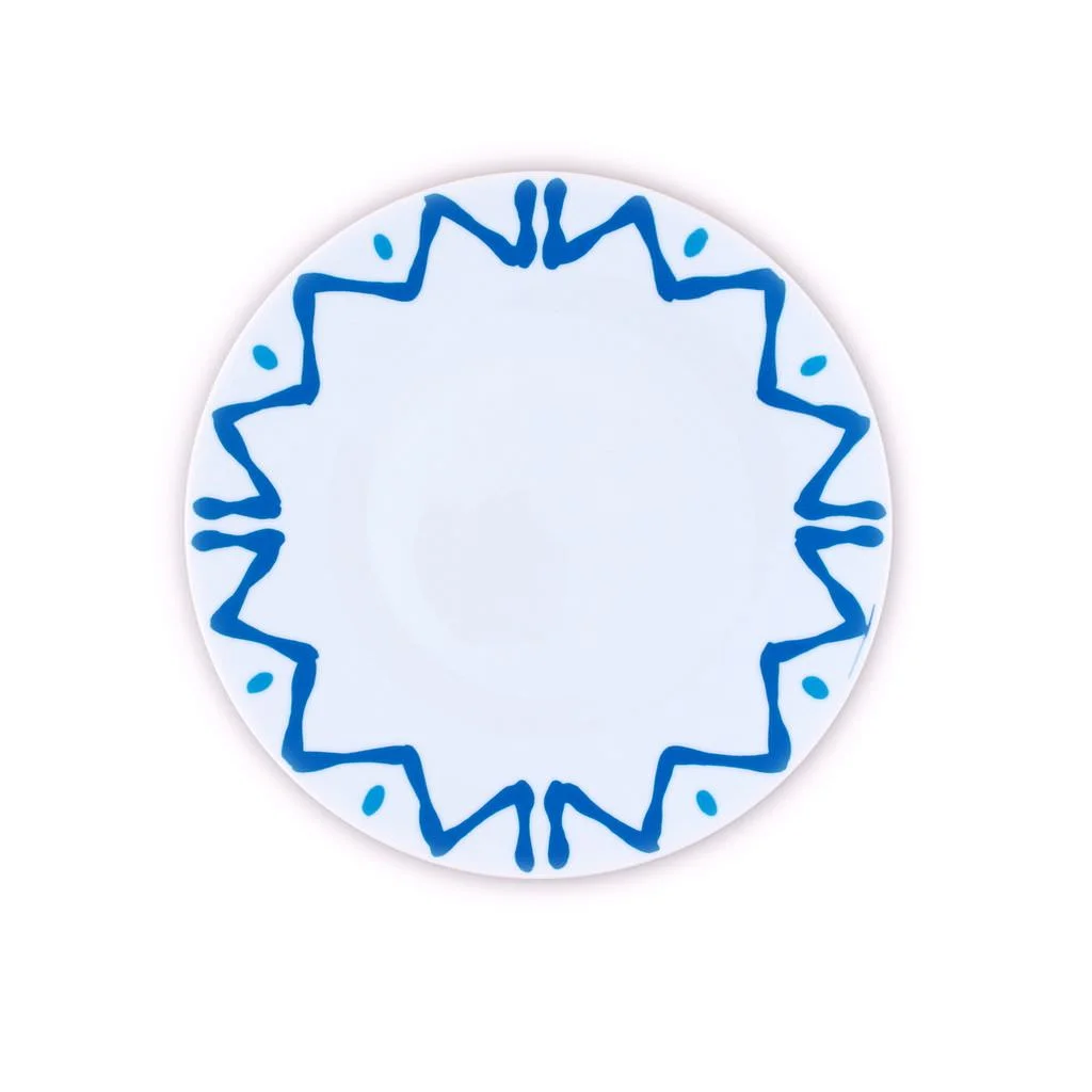 ASSIETTE L BLEU CANARD - PLATE L BLEU CANARD