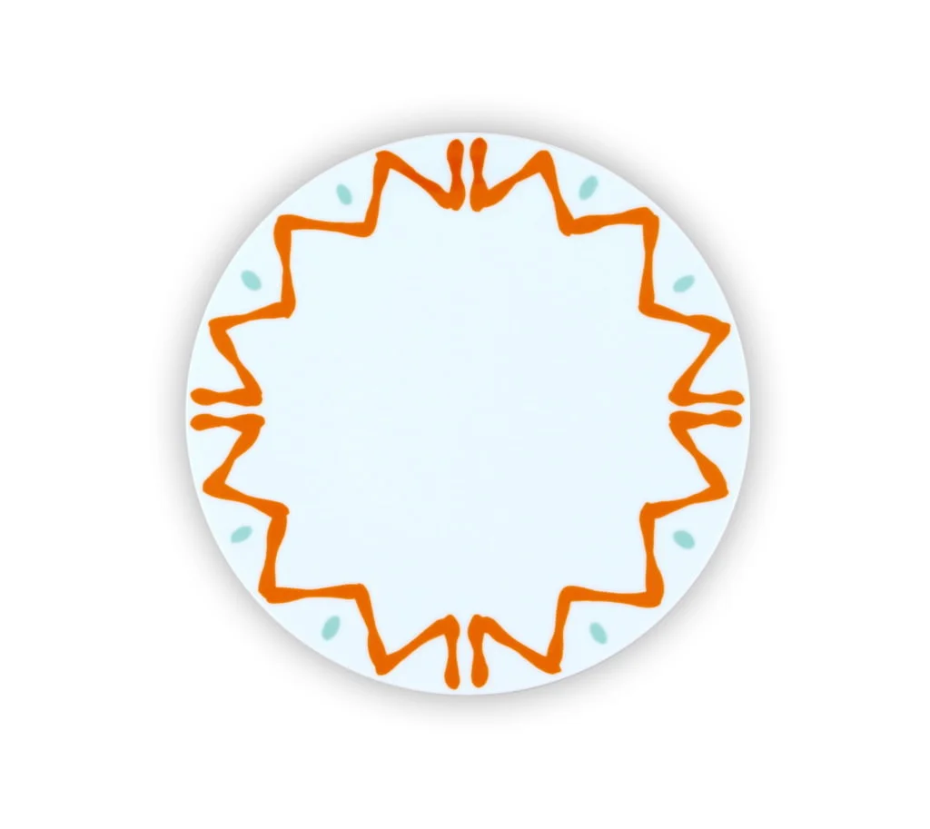 ASSIETTE L ORANGE - PLATE L ORANGE