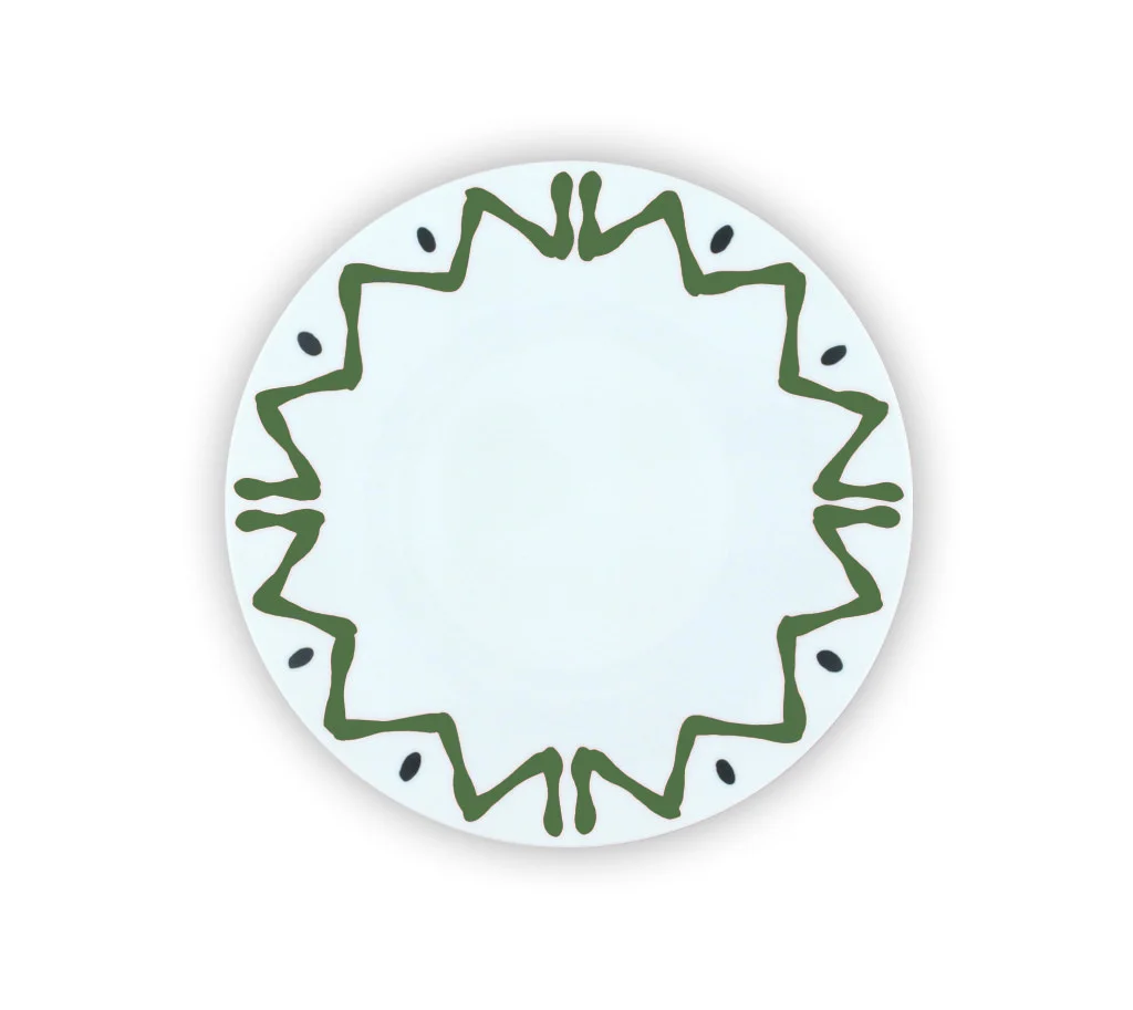 ASSIETTE L VERT - PLATE L GREEN