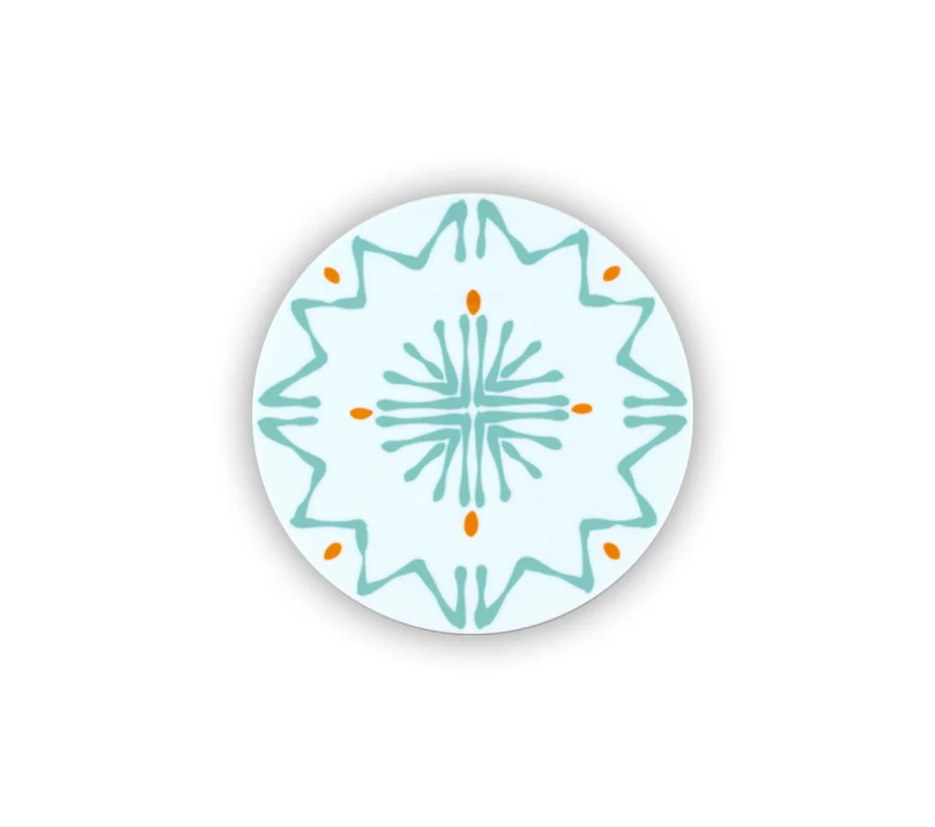 ASSIETTE M AQUA - PLATE M AQUA