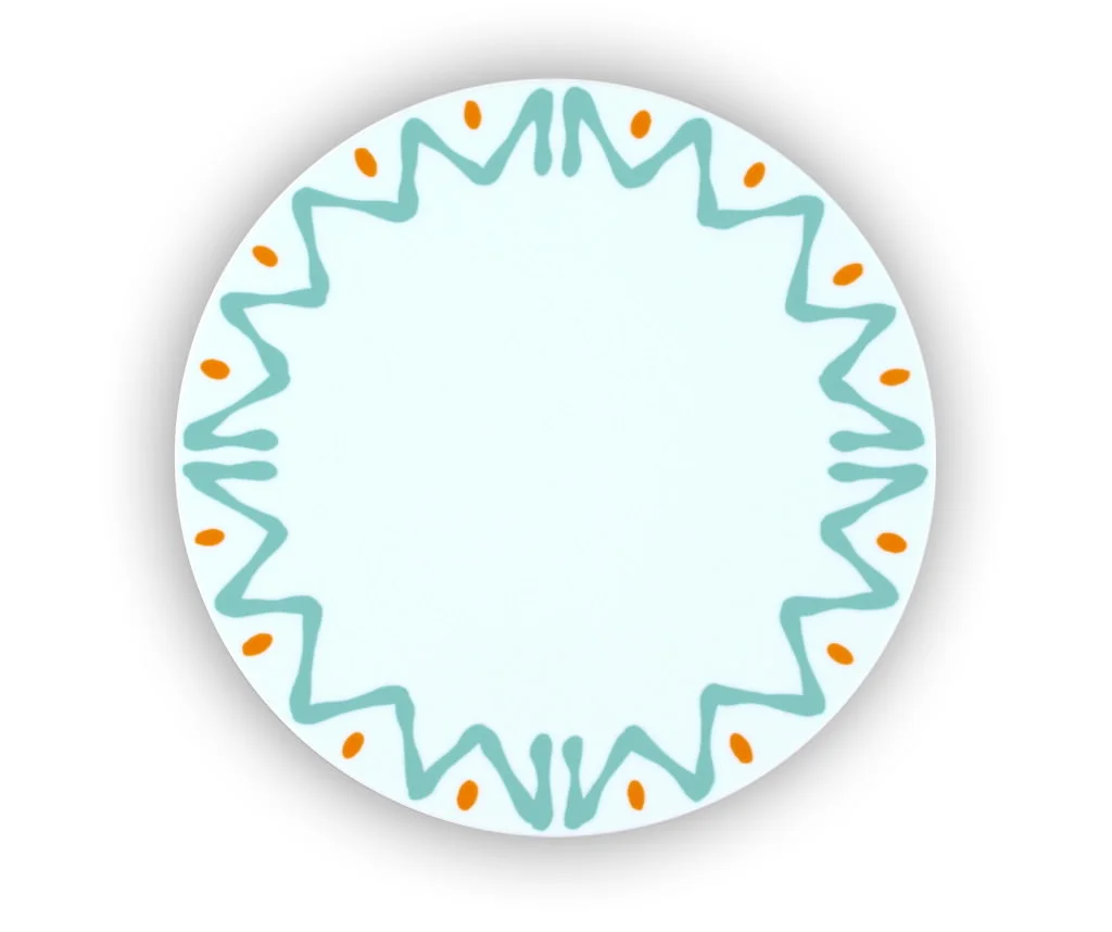 ASSIETTE XL AQUA - PLATE XL AQUA