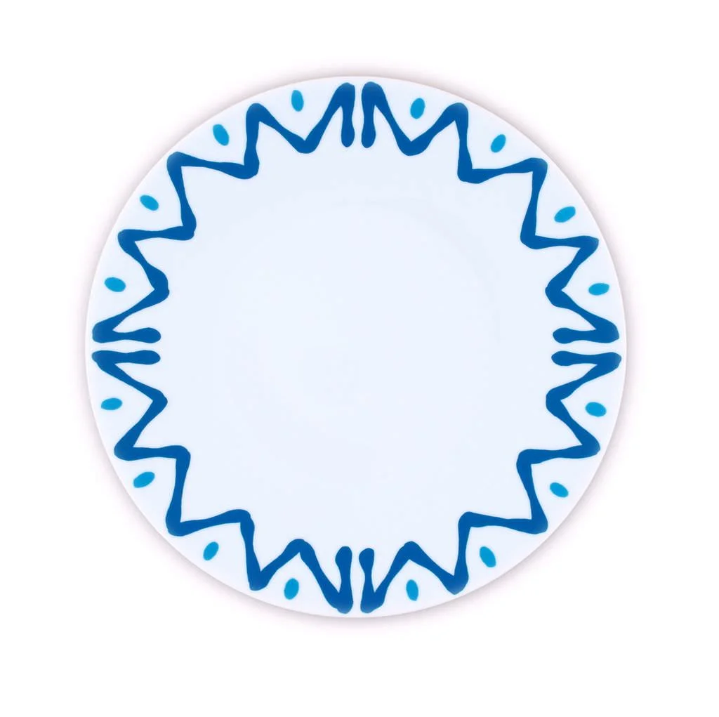 ASSIETTE XL BLEU CANARD - PLATE XL BLEU CANARD