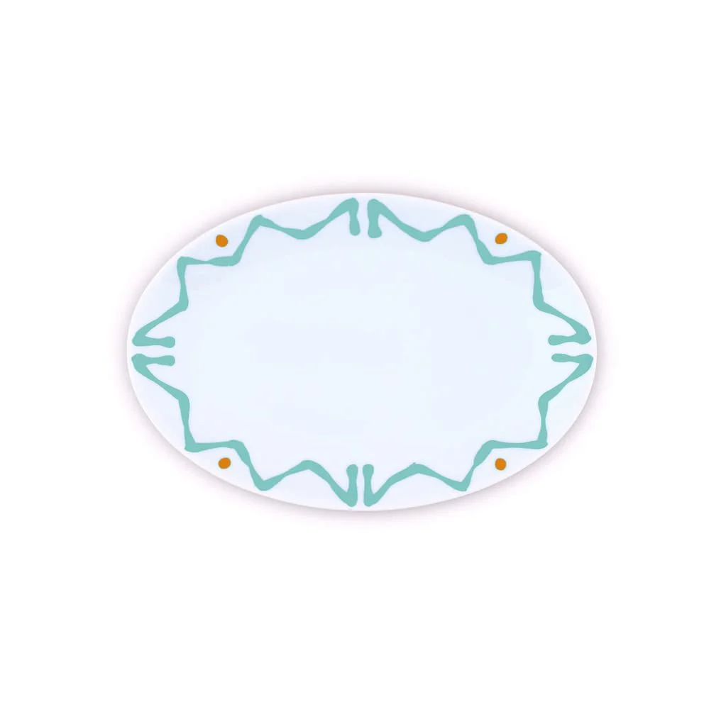 PLAT OVALE S AQUA - OVAL TRAY S AQUA
