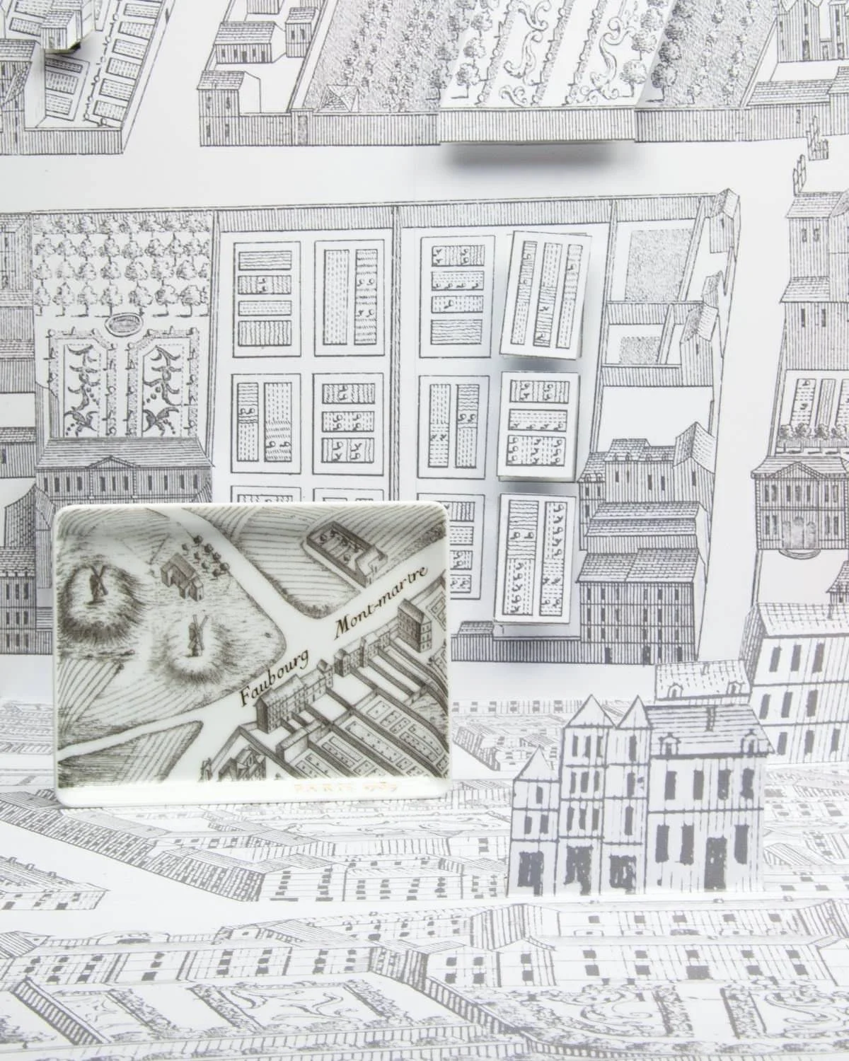 Faubourg Mont-martre Plateau S 16x12 cm - Tray S 6¼x4¾ inches