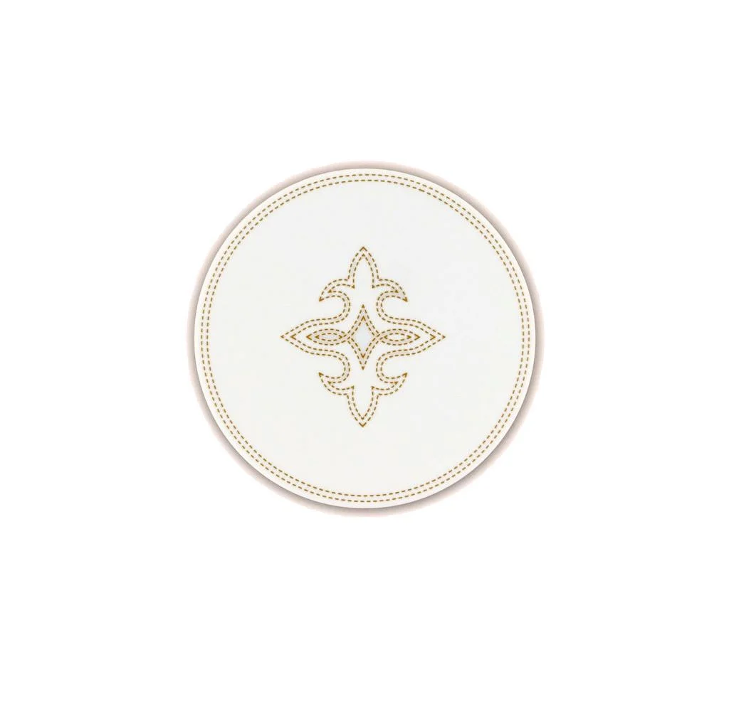 ASSIETTE S DORE - PLATE S GOLD