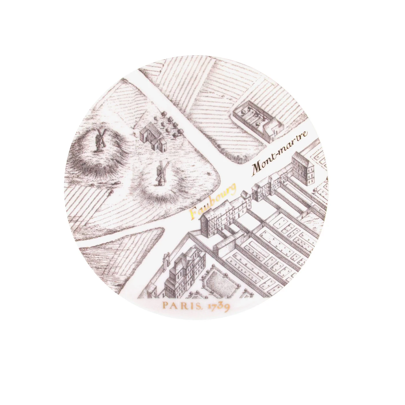 ASSIETTE S MONTMARTRE - PLATE S MONTMARTRE