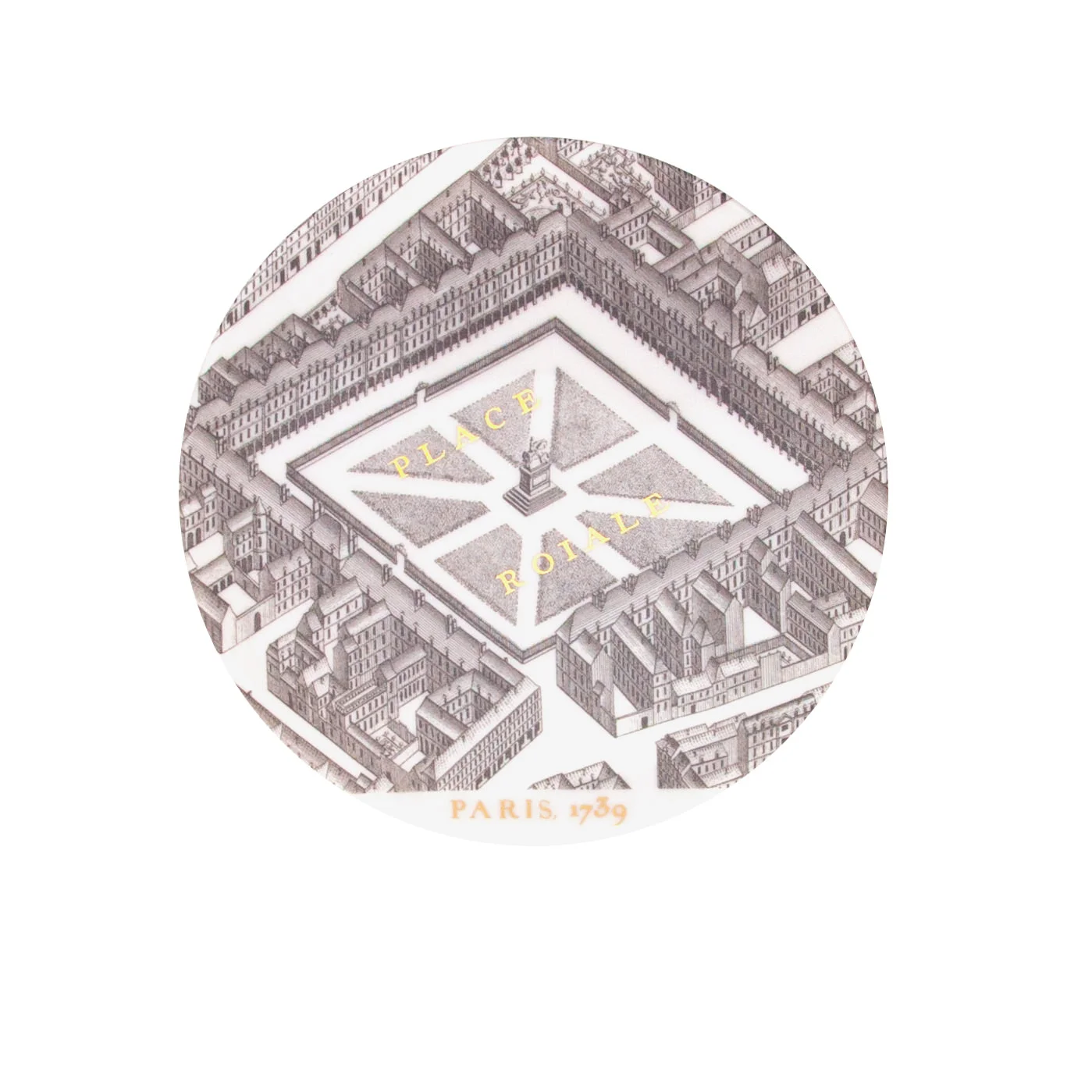 ASSIETTE S PLACE ROIALE - PLATE S PLACE ROIALE