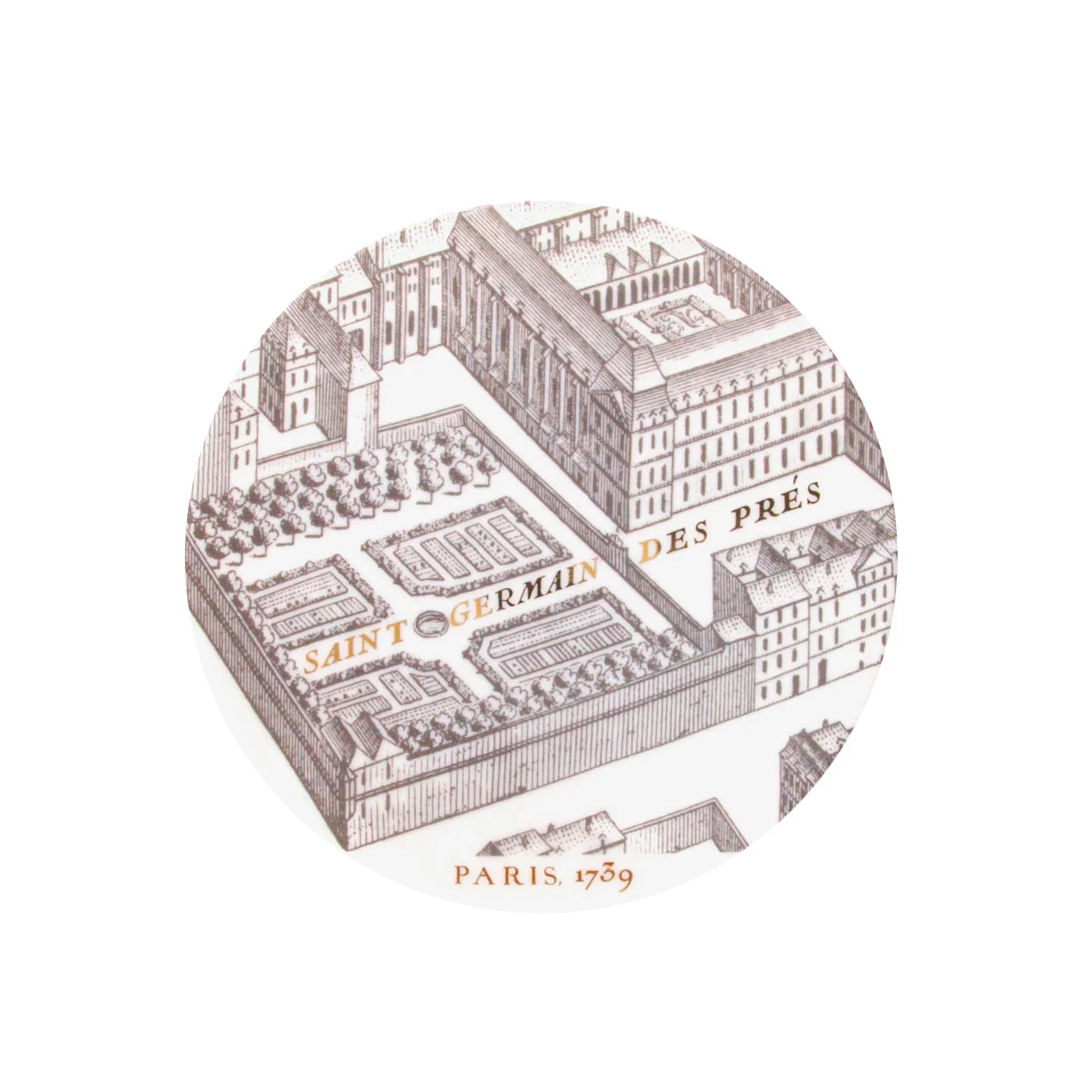 ASSIETTE S SAINT-GERMAIN - PLATE S SAINT-GERMAIN