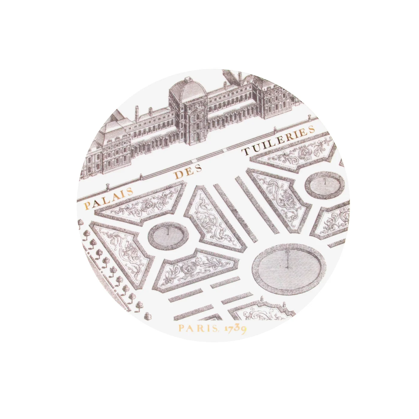 ASSIETTE S TUILERIES - PLATE S TUILERIES