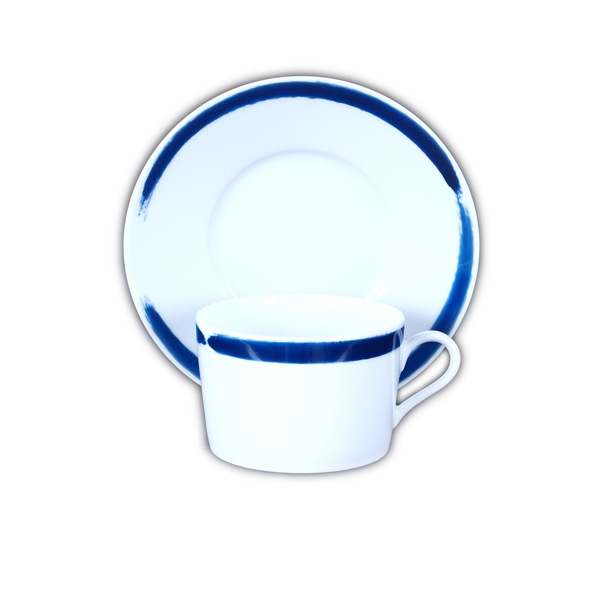 TASSE ET SOUCOUPE THE BLEU DE FOUR - TEA CUP AND SAUCER BLEU DE FOUR