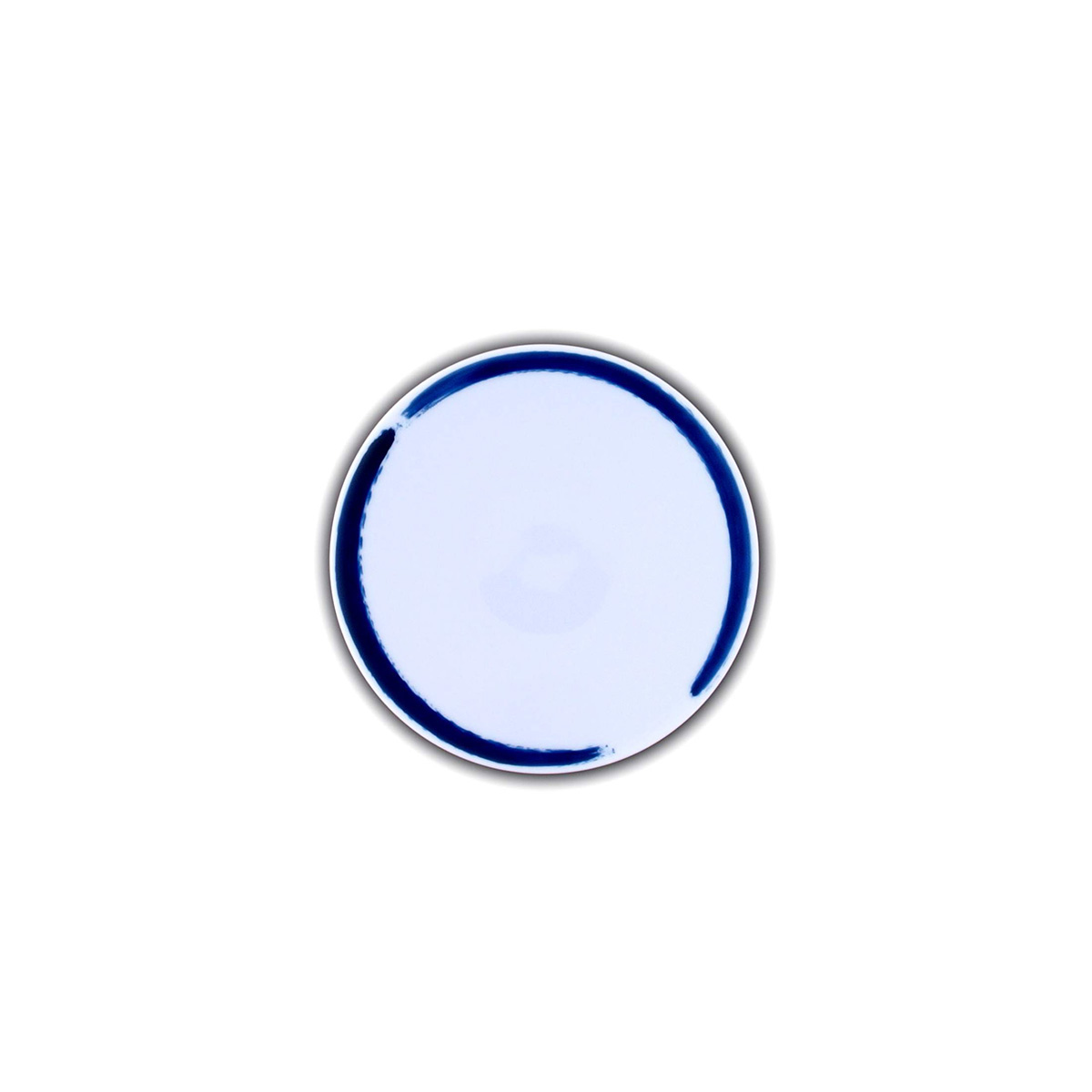 ASSIETTE S BLEU DE FOUR - PLATE S BLEU DE FOUR