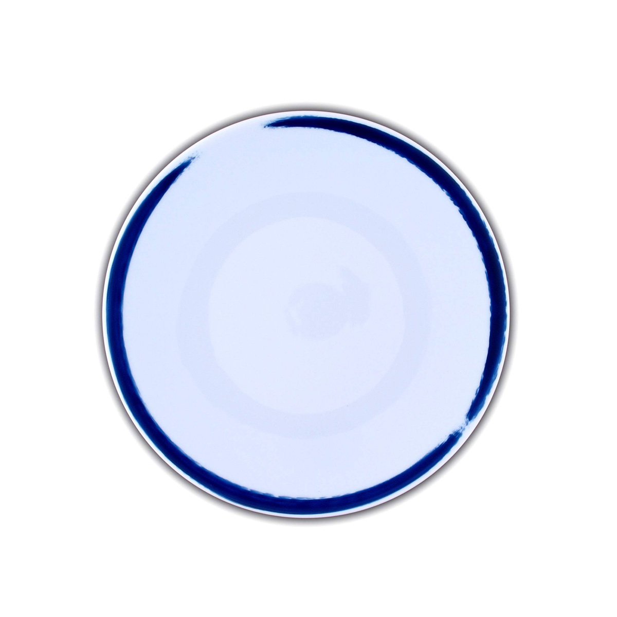 ASSIETTE L BLEU DE FOUR - PLATE L BLEU DE FOUR