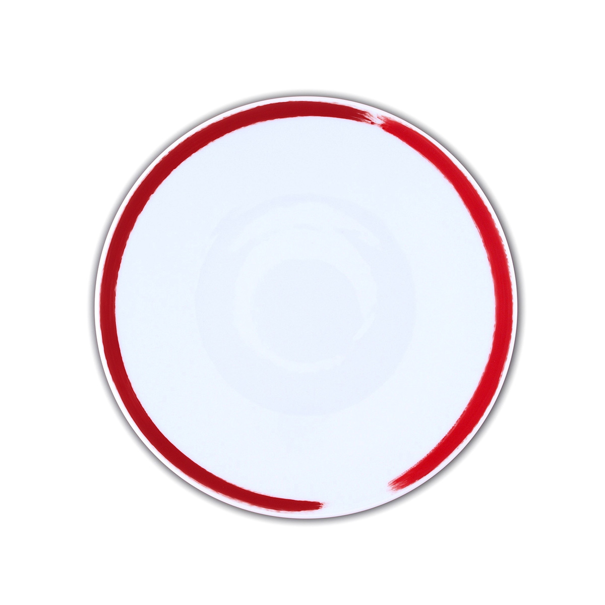 PLAT A TARTE ROUGE - CAKE PLATE RED
