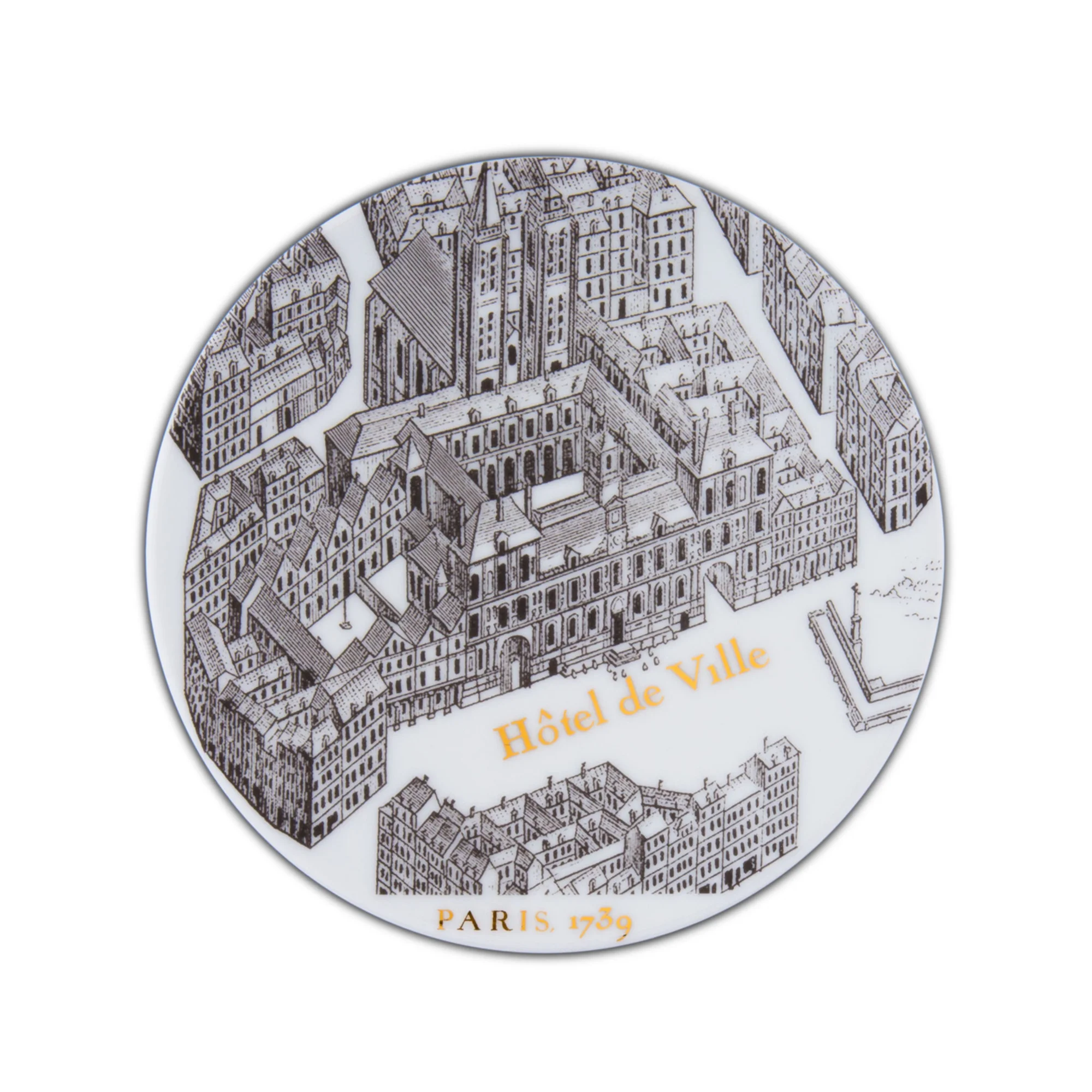 ASSIETTE S HOTEL DE VILLE - PLATE S HOTEL DE VILLE