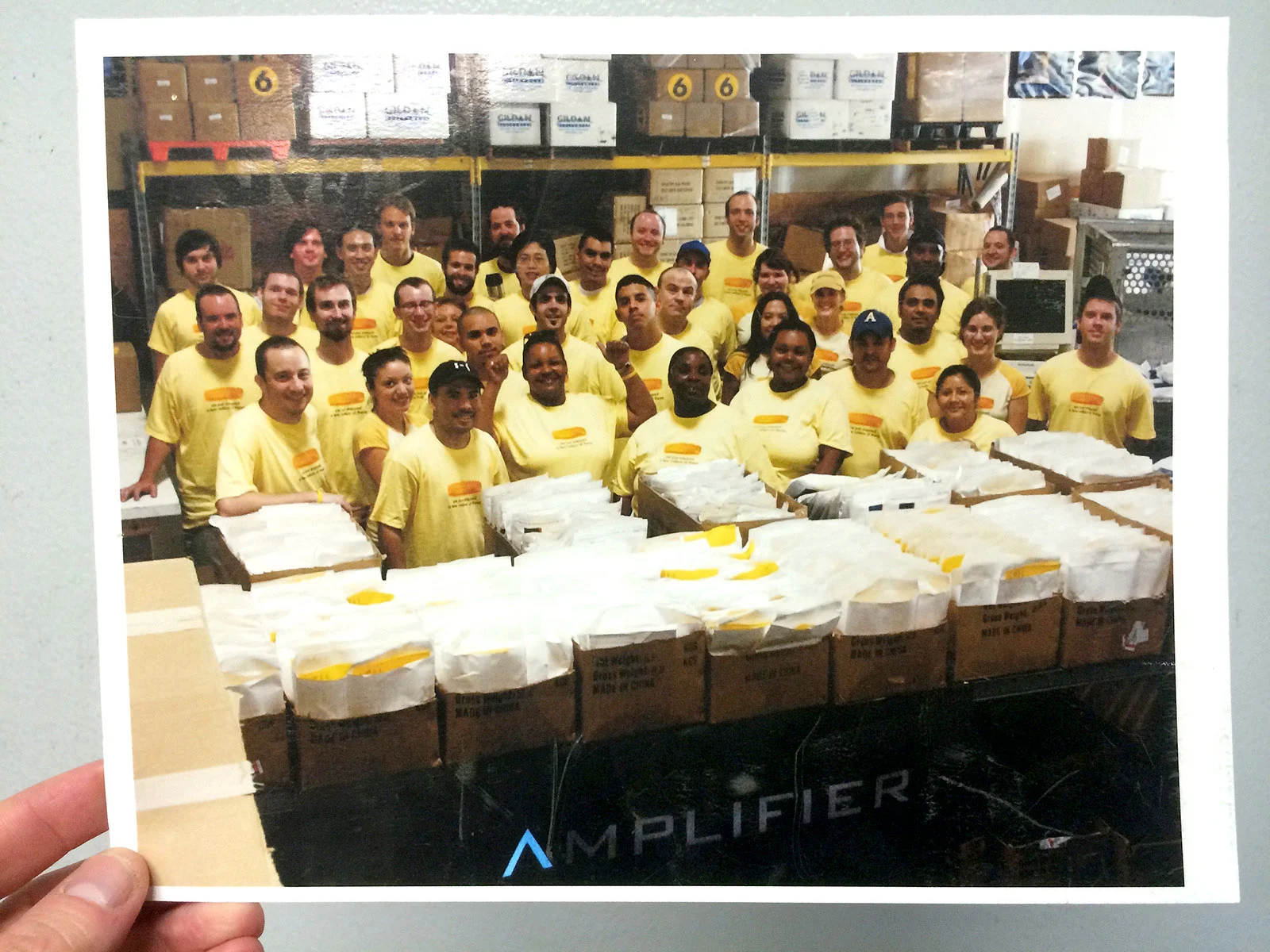 Amplifier shipped 2M+ shipments in less than 10 months. Over 40M wristbands shipped total.