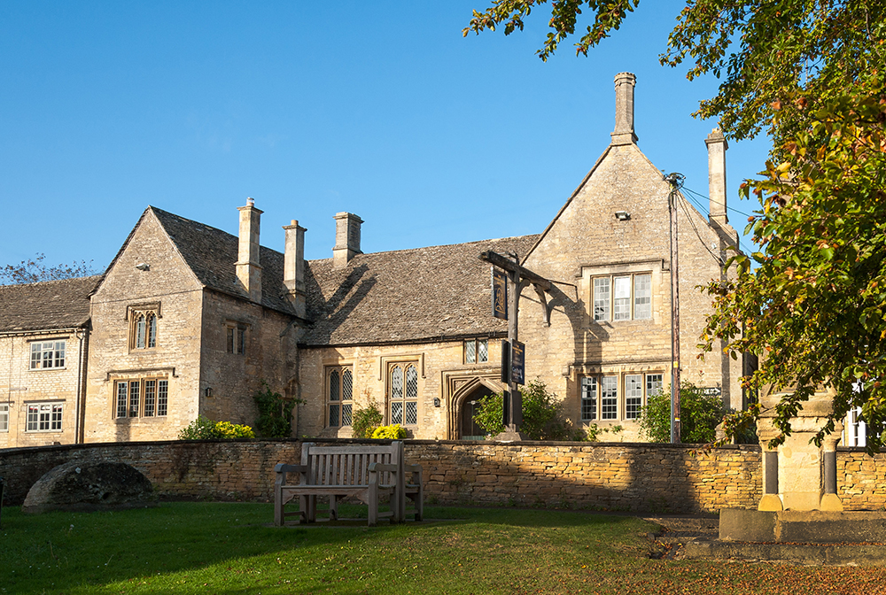 We overlook the green at Shipton under Wychwood