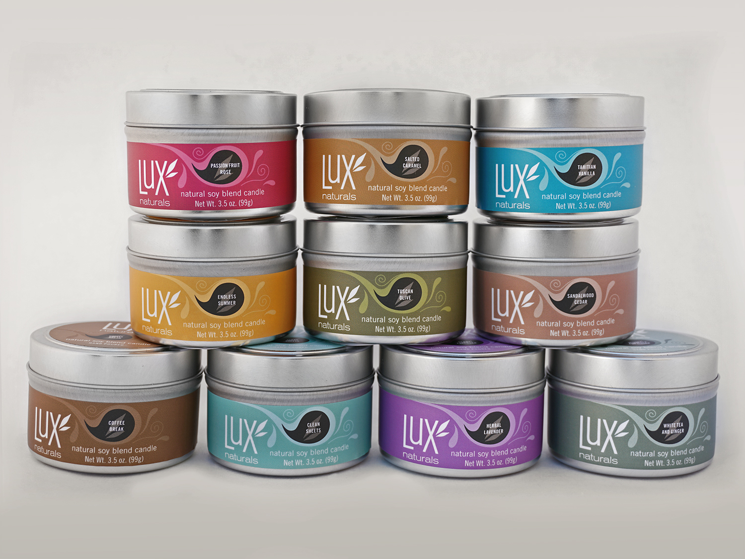 LUX Naturals Handmade Soap, Whipped Shea Butter, Soy Candles Shea