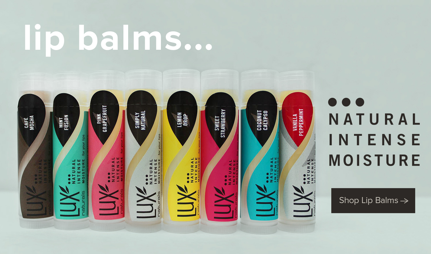 LUX Naturals Moisturizing Lip Balms